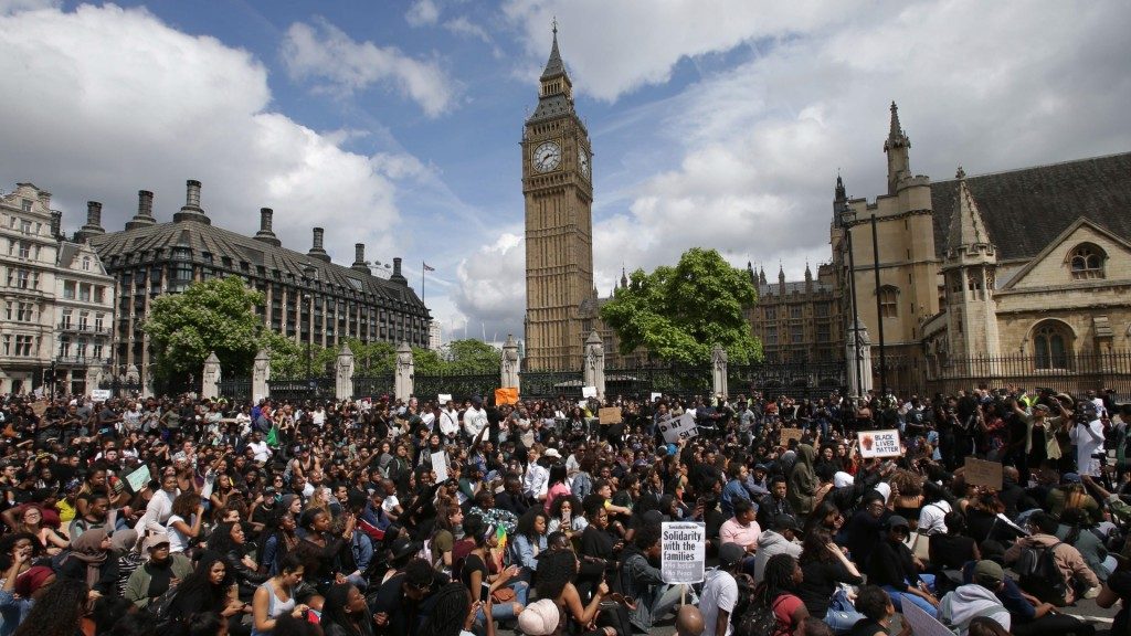 U.K. demonstrates for Black Lives Matter