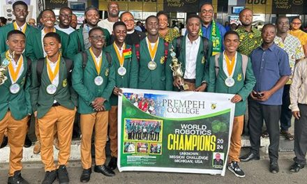 High school team from Ghana Africa wins W+.orld Robotics championship